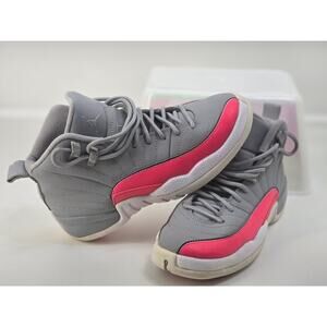 Nike Air Jordan 12 XII Retro GS Wolf Grey Racer Pink Youth 4Y Womens 5.5